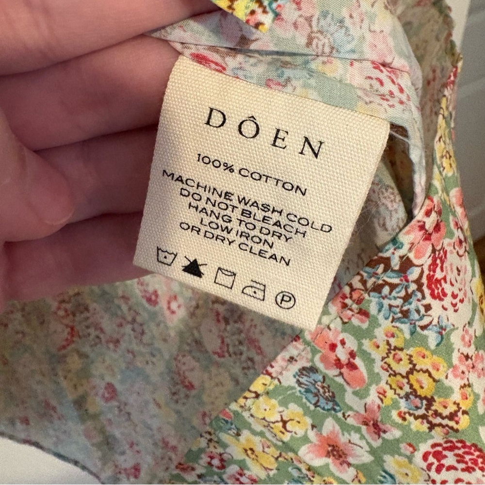 Doen Farley blouse in liberty chrysanthemum sky floral print - Picture 9 of 9